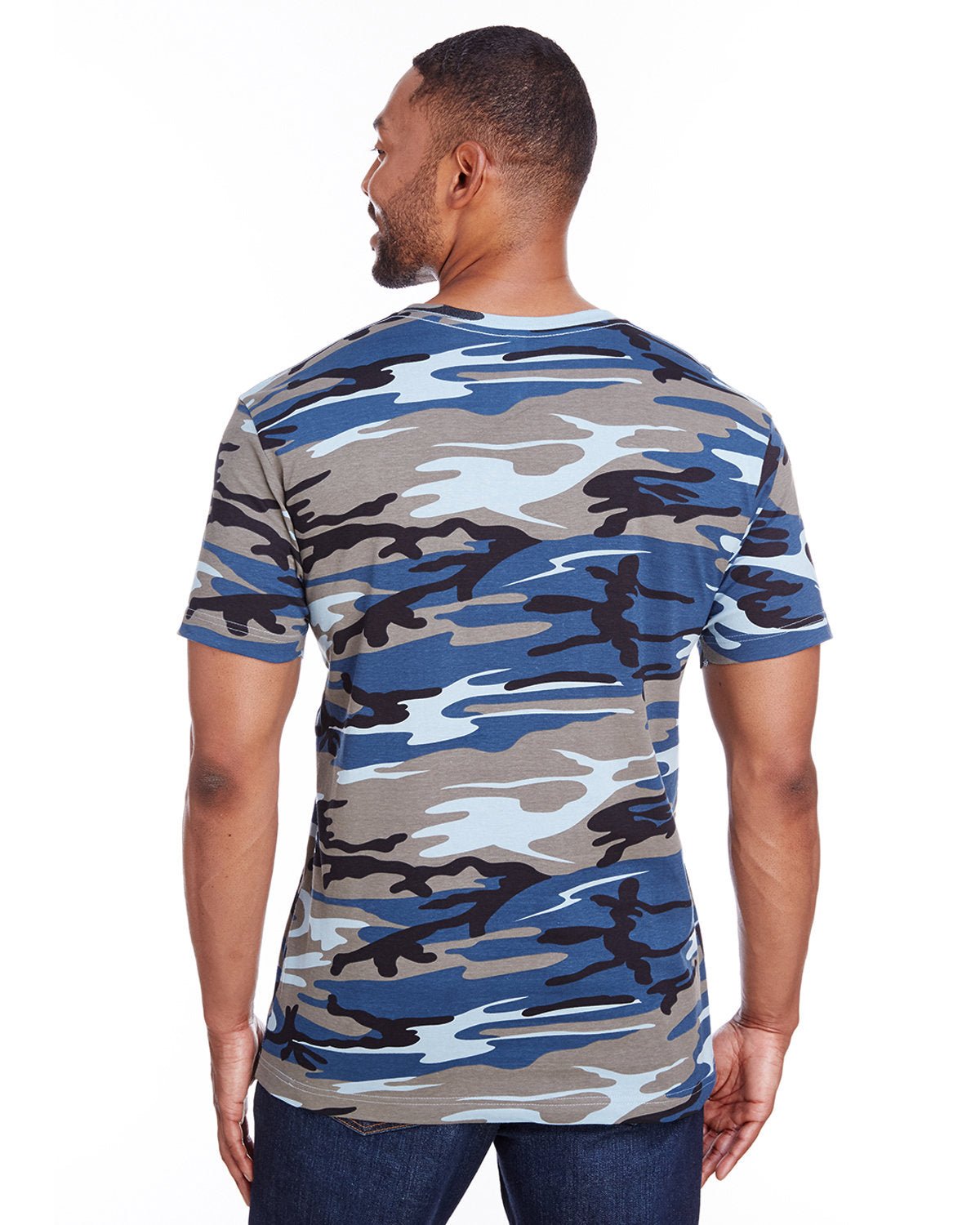 3907-Code Five-BLUE WOODLAND-Code Five-T-Shirts-2