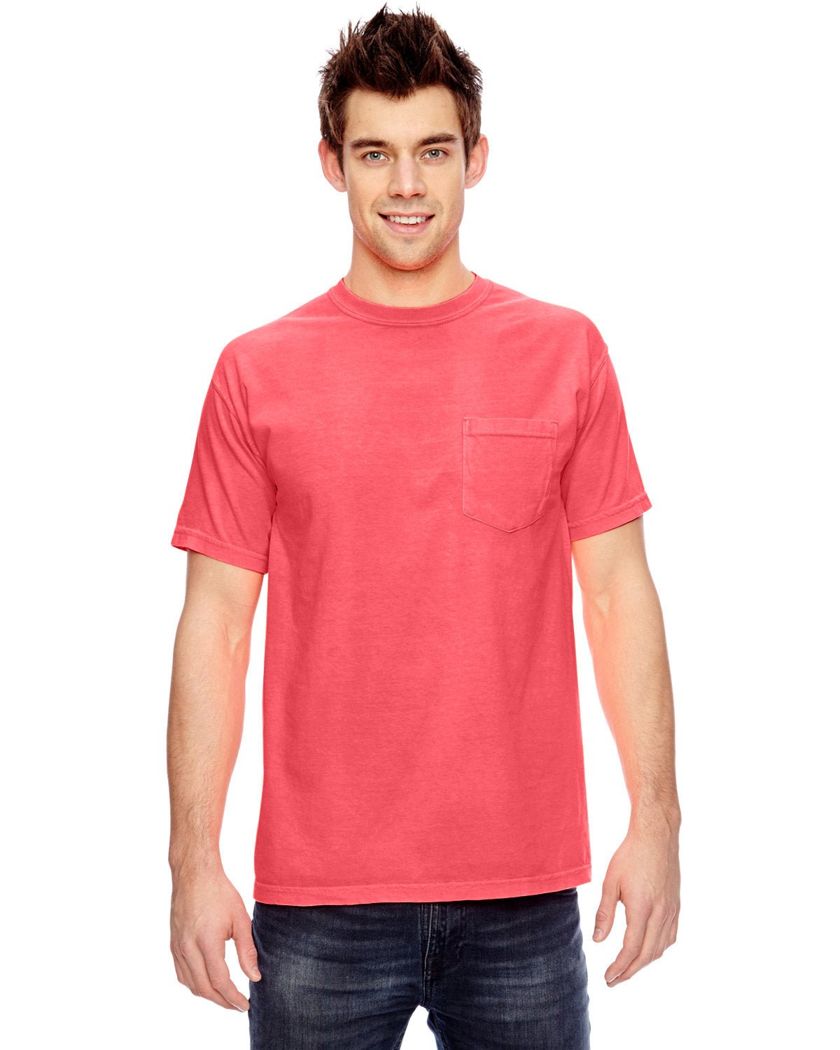 6030CC-Comfort Colors-NEON RED ORANGE-Comfort Colors-T-Shirts-1