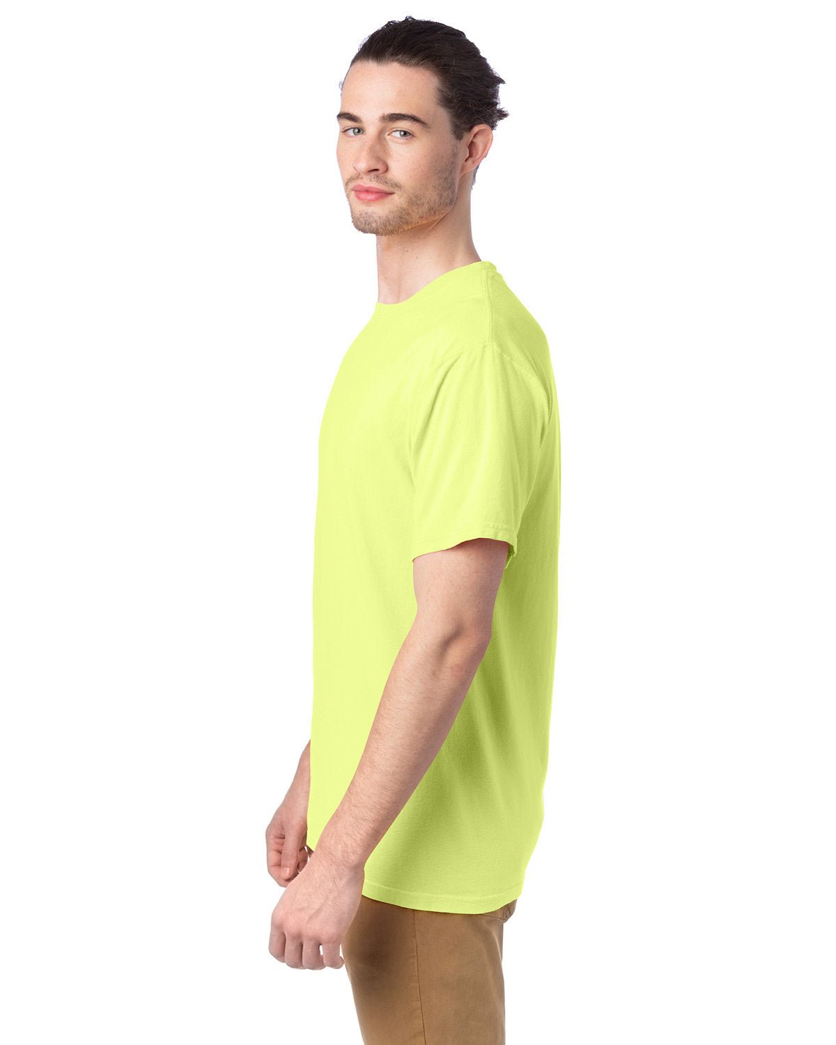 GDH100-ComfortWash by Hanes-CHIC LIME-ComfortWash by Hanes-T-Shirts-3