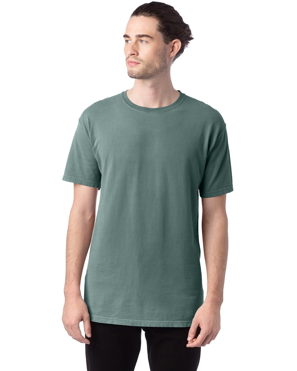 GDH100-ComfortWash by Hanes-CYPRESS GREEN-ComfortWash by Hanes-T-Shirts-1