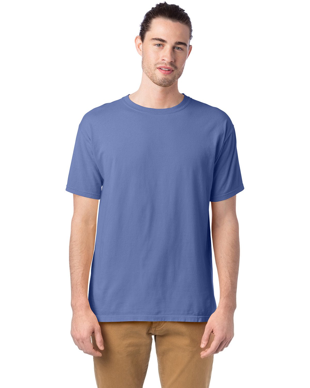 GDH100-ComfortWash by Hanes-FRONTIER BLUE-ComfortWash by Hanes-T-Shirts-1