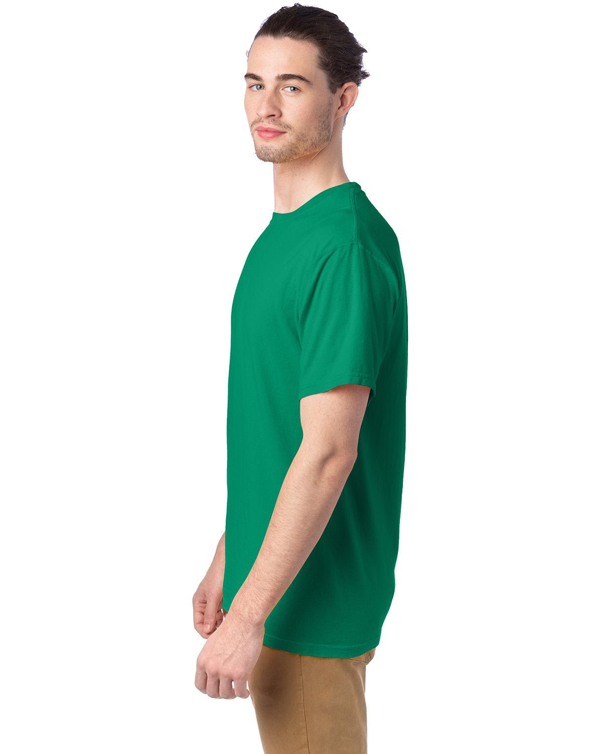 GDH100-ComfortWash by Hanes-RICH GREEN GRASS-ComfortWash by Hanes-T-Shirts-3