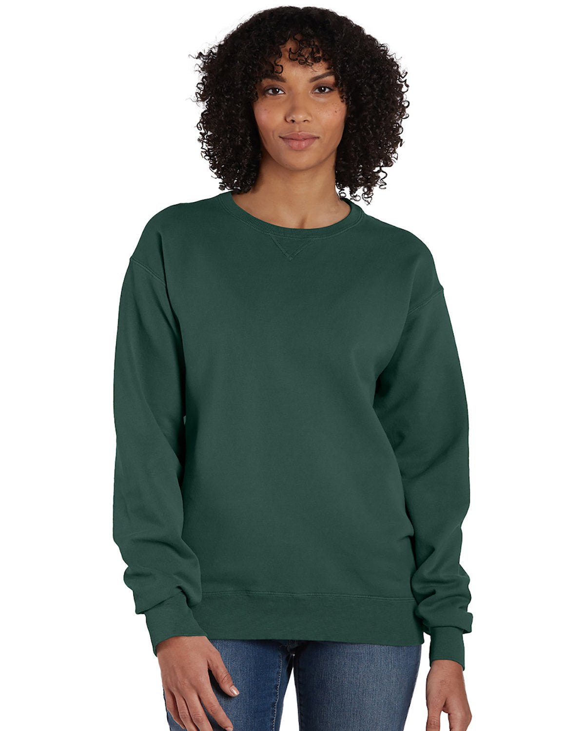 GDH400-ComfortWash by Hanes-FIELD GREEN-ComfortWash by Hanes-Sweatshirts-1