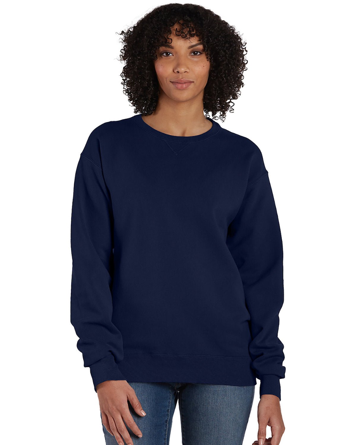 GDH400-ComfortWash by Hanes-NAVY-ComfortWash by Hanes-Sweatshirts-1