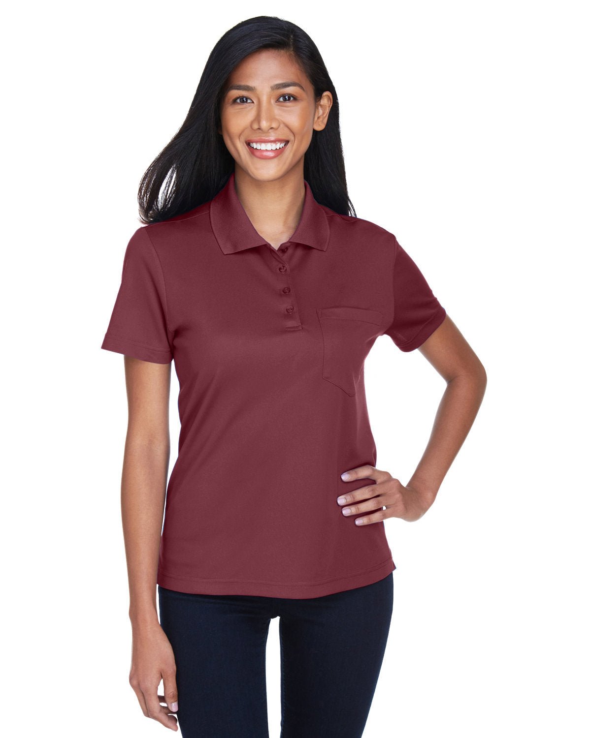 78181P-Core 365-BURGUNDY-Core 365-Polos-1