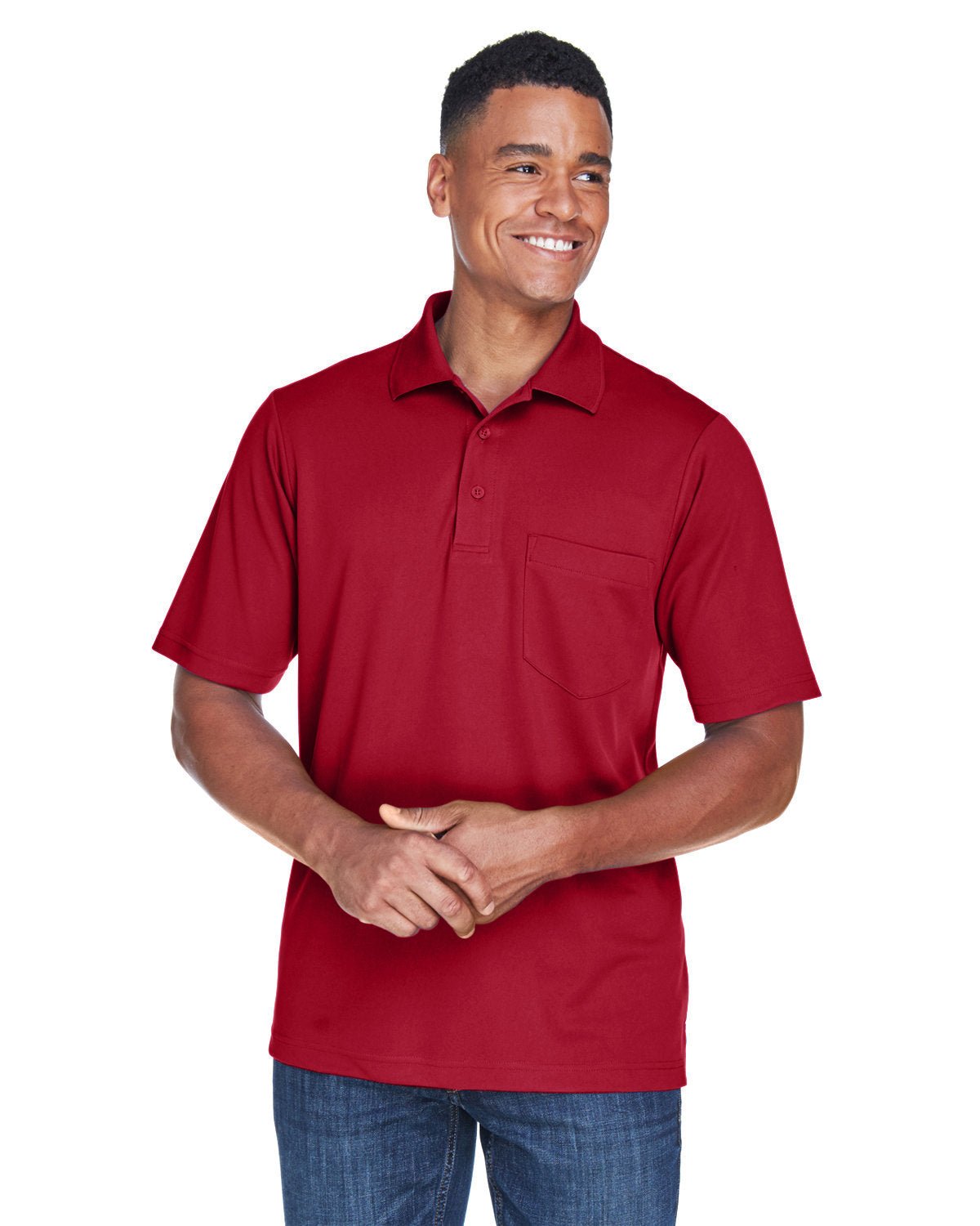 88181P-Core 365-CLASSIC RED-Core 365-Polos-1