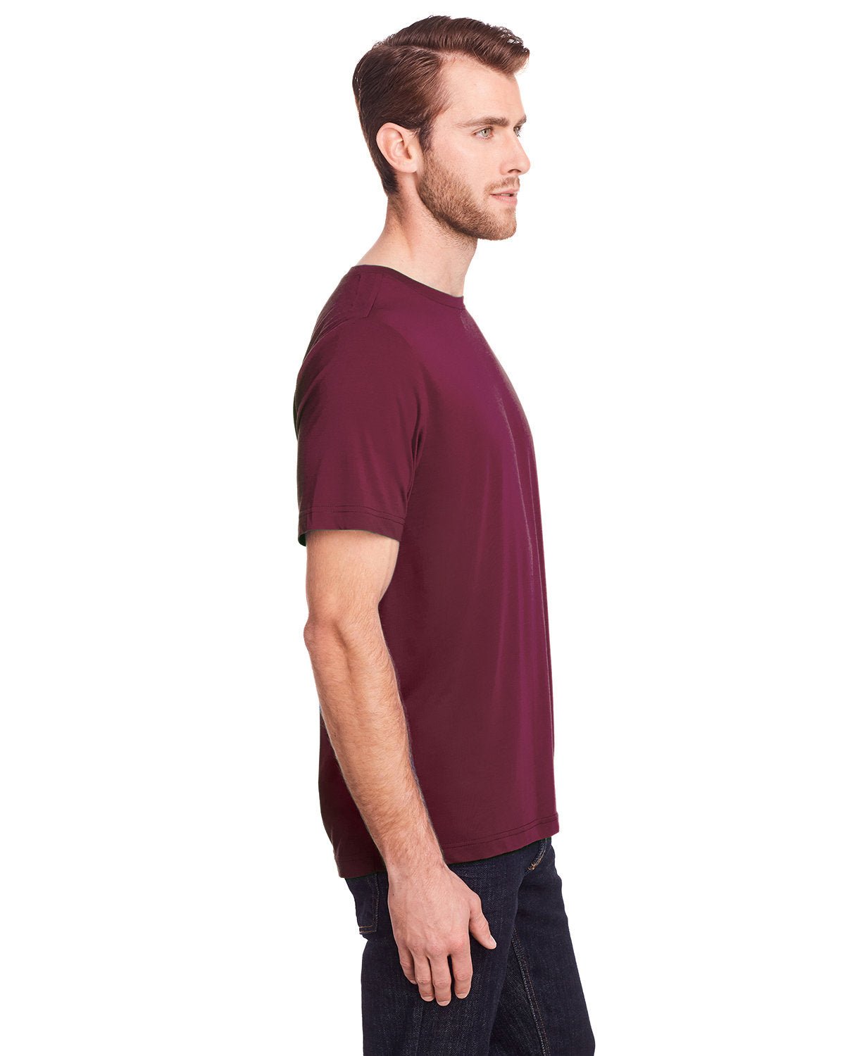 CE111-Core 365-BURGUNDY-Core 365-T-Shirts-3