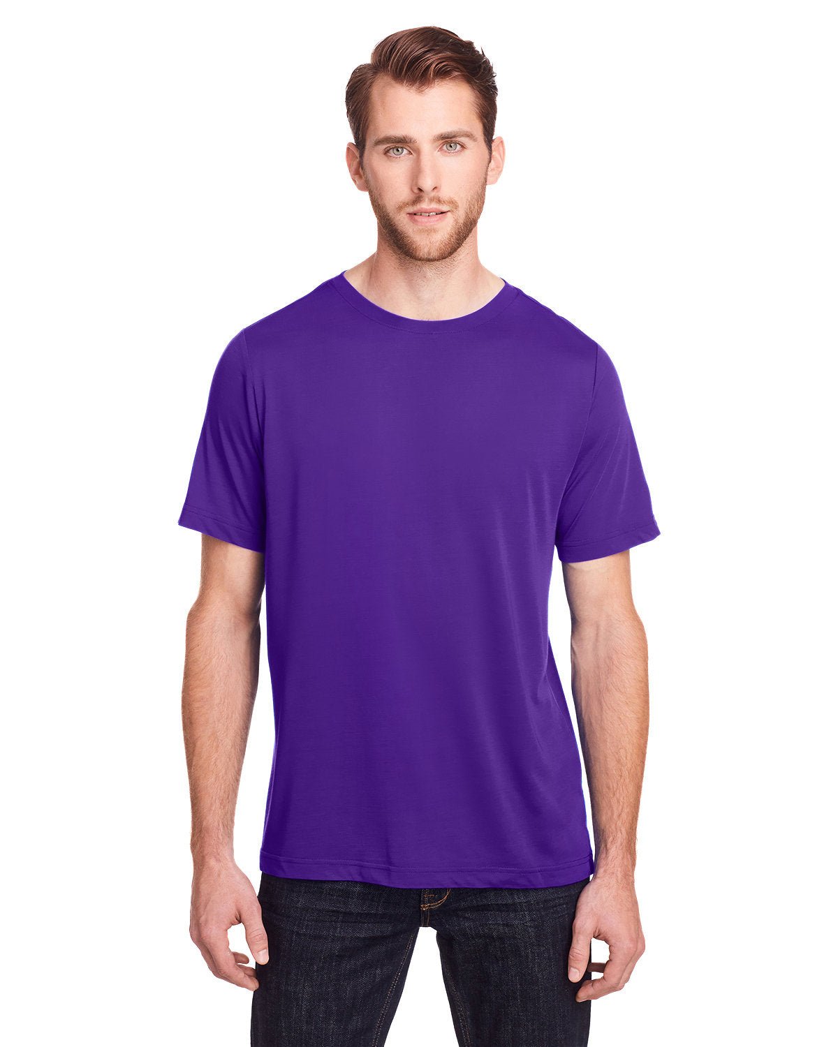 CE111-Core 365-CAMPUS PURPLE-Core 365-T-Shirts-1