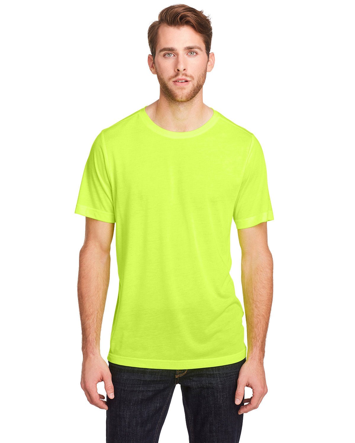 CE111-Core 365-SAFETY YELLOW-Core 365-T-Shirts-1