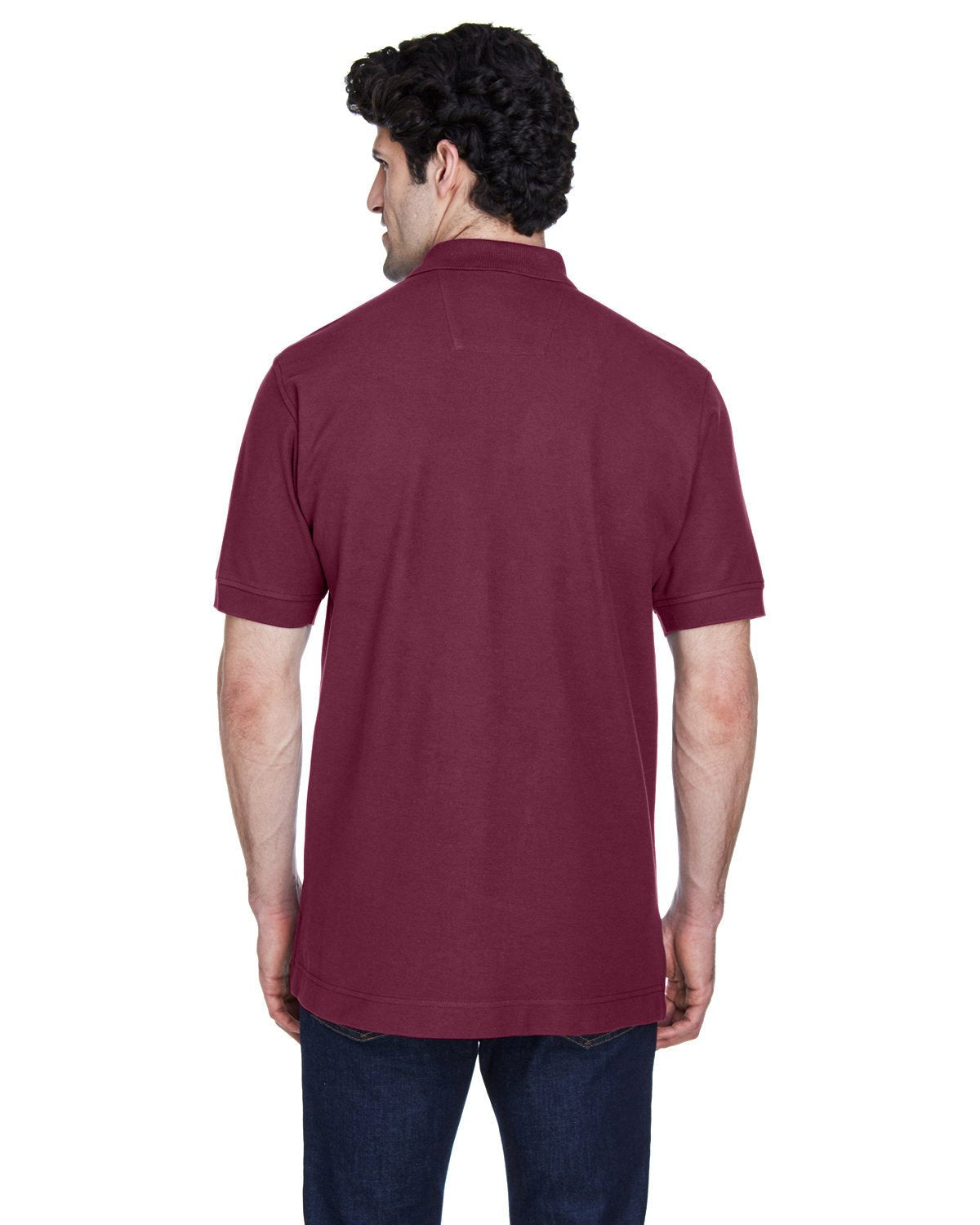 D100-Devon & Jones-BURGUNDY-Devon & Jones-Polos-2