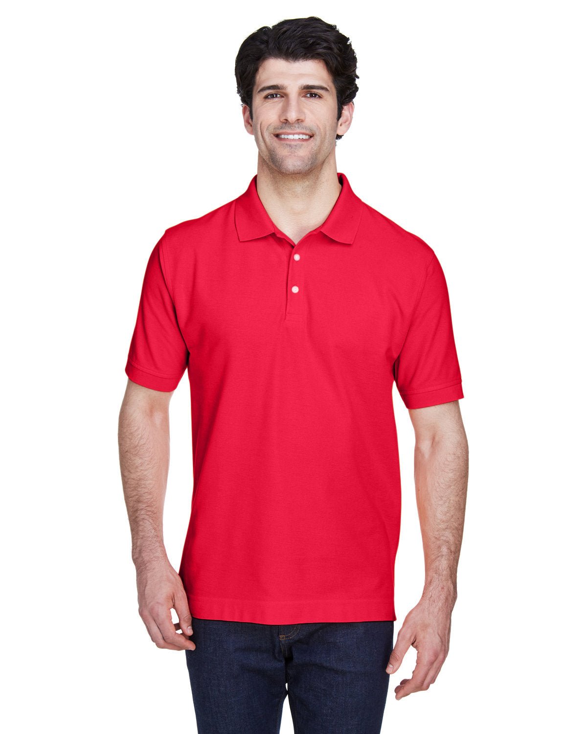 D100-Devon & Jones-RED-Devon & Jones-Polos-1