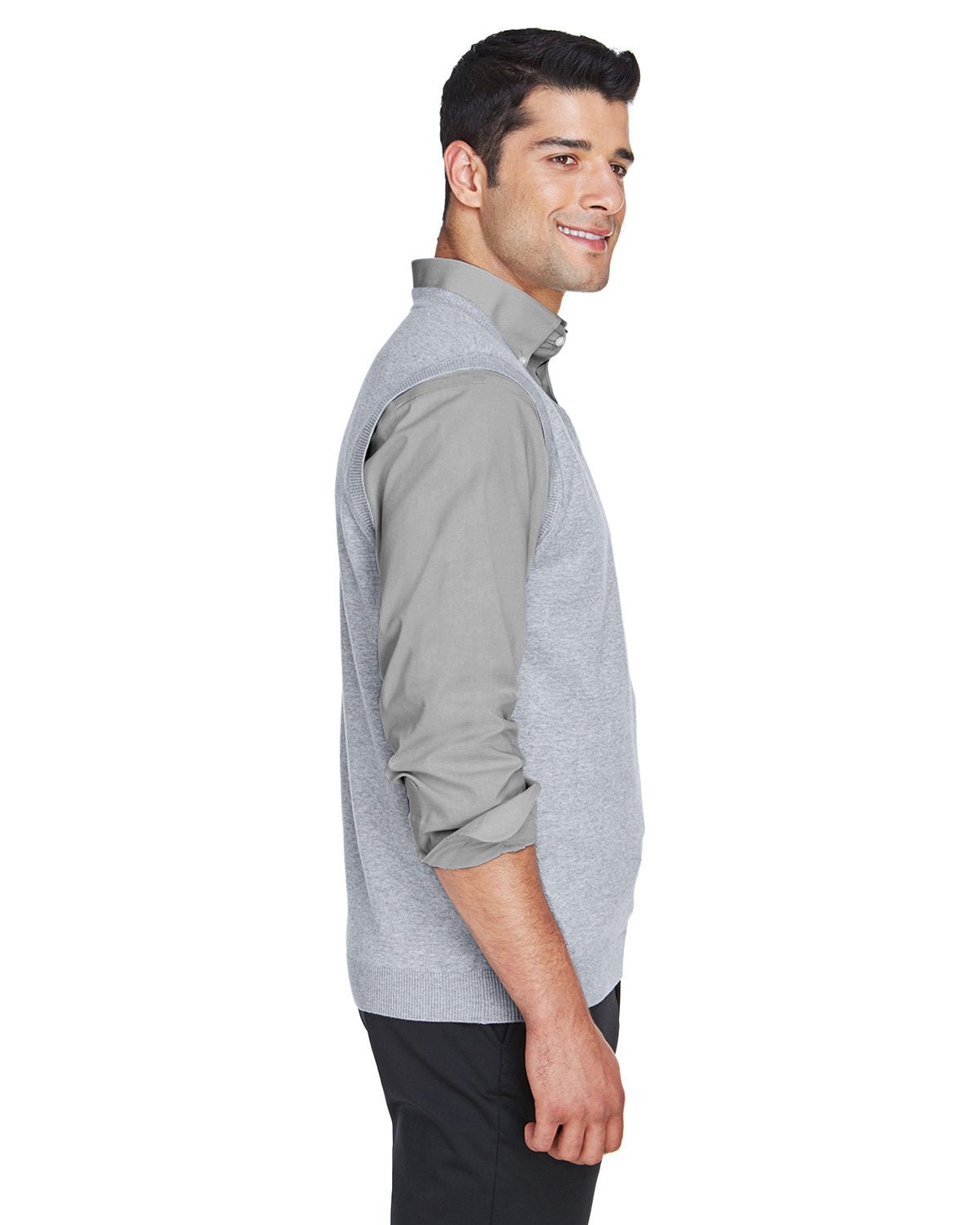 D477-Devon & Jones-GREY HEATHER-Devon & Jones-Knits and Layering-3