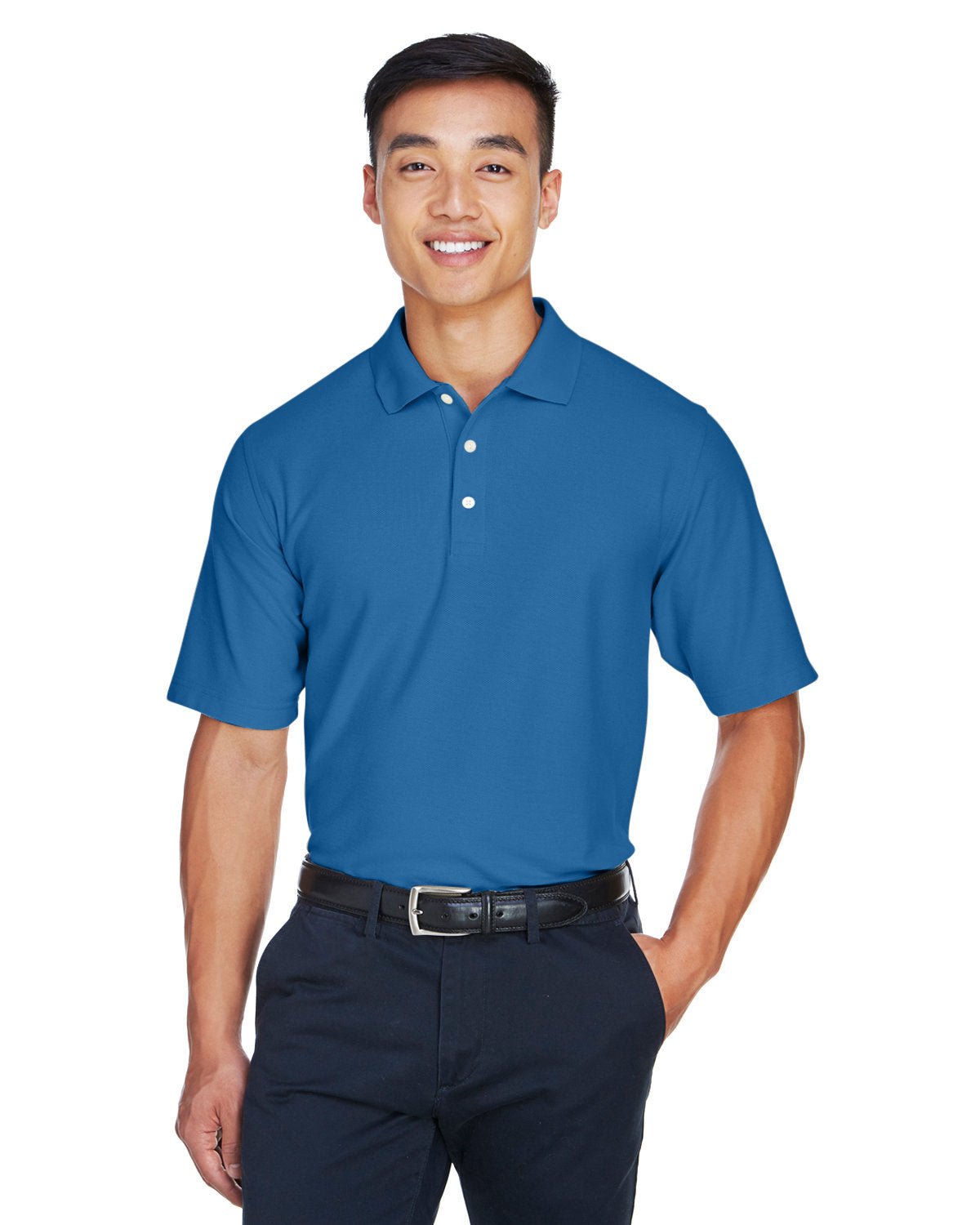 DG150-Devon & Jones-FRENCH BLUE-Devon & Jones-Polos-1