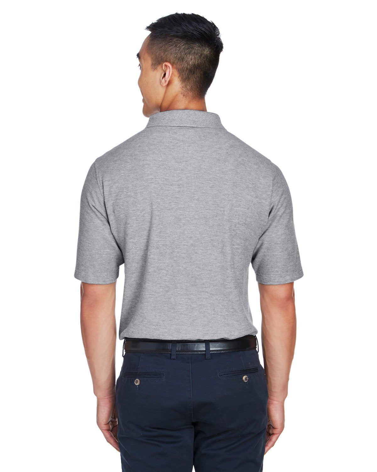 DG150-Devon & Jones-GREY HEATHER-Devon & Jones-Polos-2