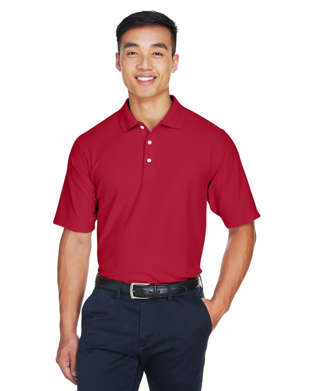 DG150-Devon & Jones-RED-Devon & Jones-Polos-1