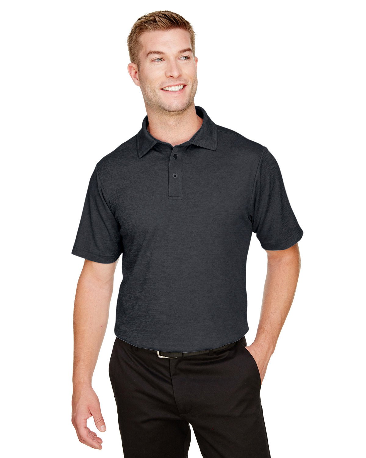 DG22-Devon & Jones-BLACK HEATHER-Devon & Jones-Polos-1