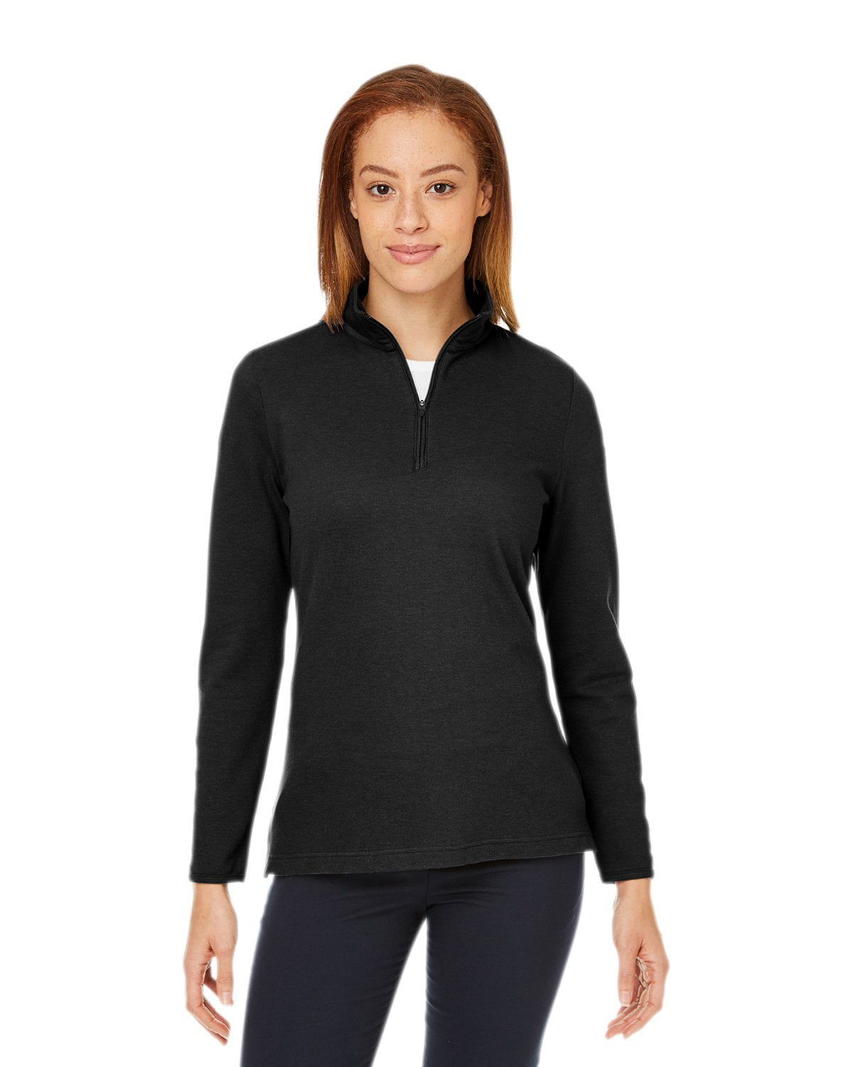 DG400W-Devon & Jones-BLACK-Devon & Jones-Knits and Layering-1