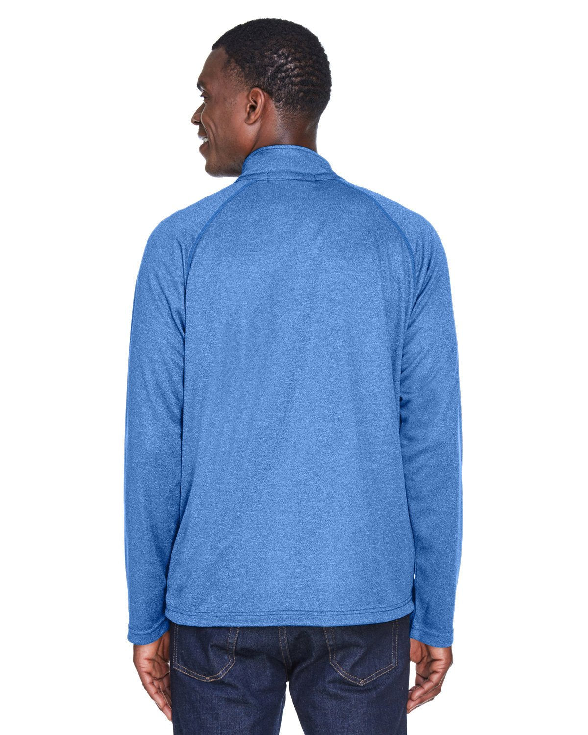 DG440-Devon & Jones-FRENCH BLUE HTHR-Devon & Jones-Knits and Layering-2