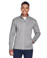 DG793-Devon & Jones-GREY HEATHER-Devon & Jones-Fleece Jackets-1