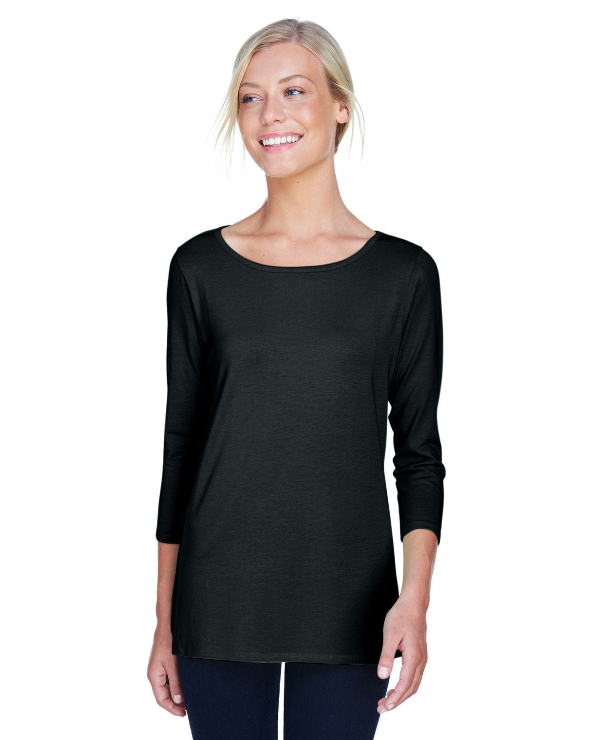 DP192W-Devon & Jones-BLACK-Devon & Jones-Knits and Layering-1