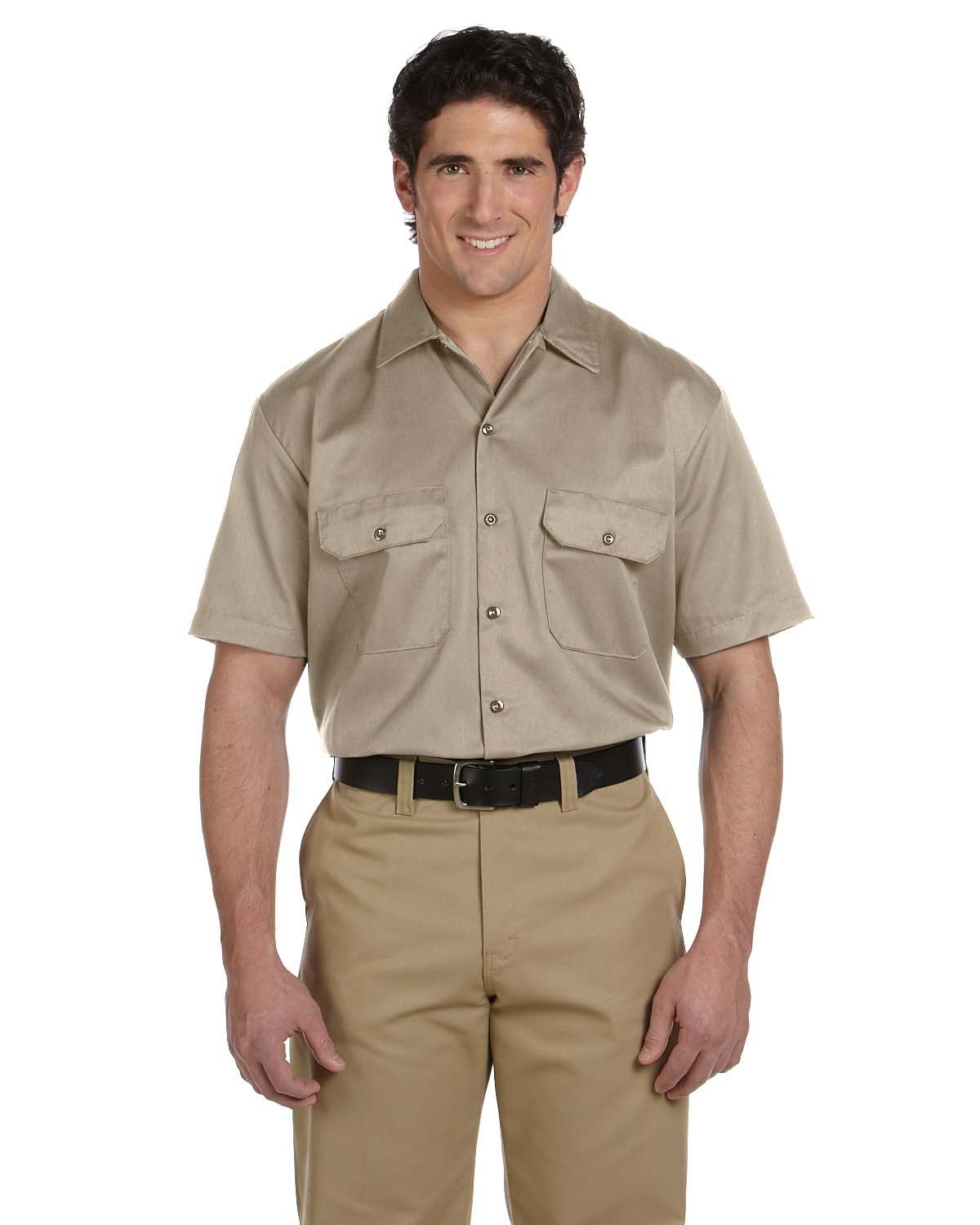 1574-Dickies-DESERT SAND-Dickies-Woven Shirts-1