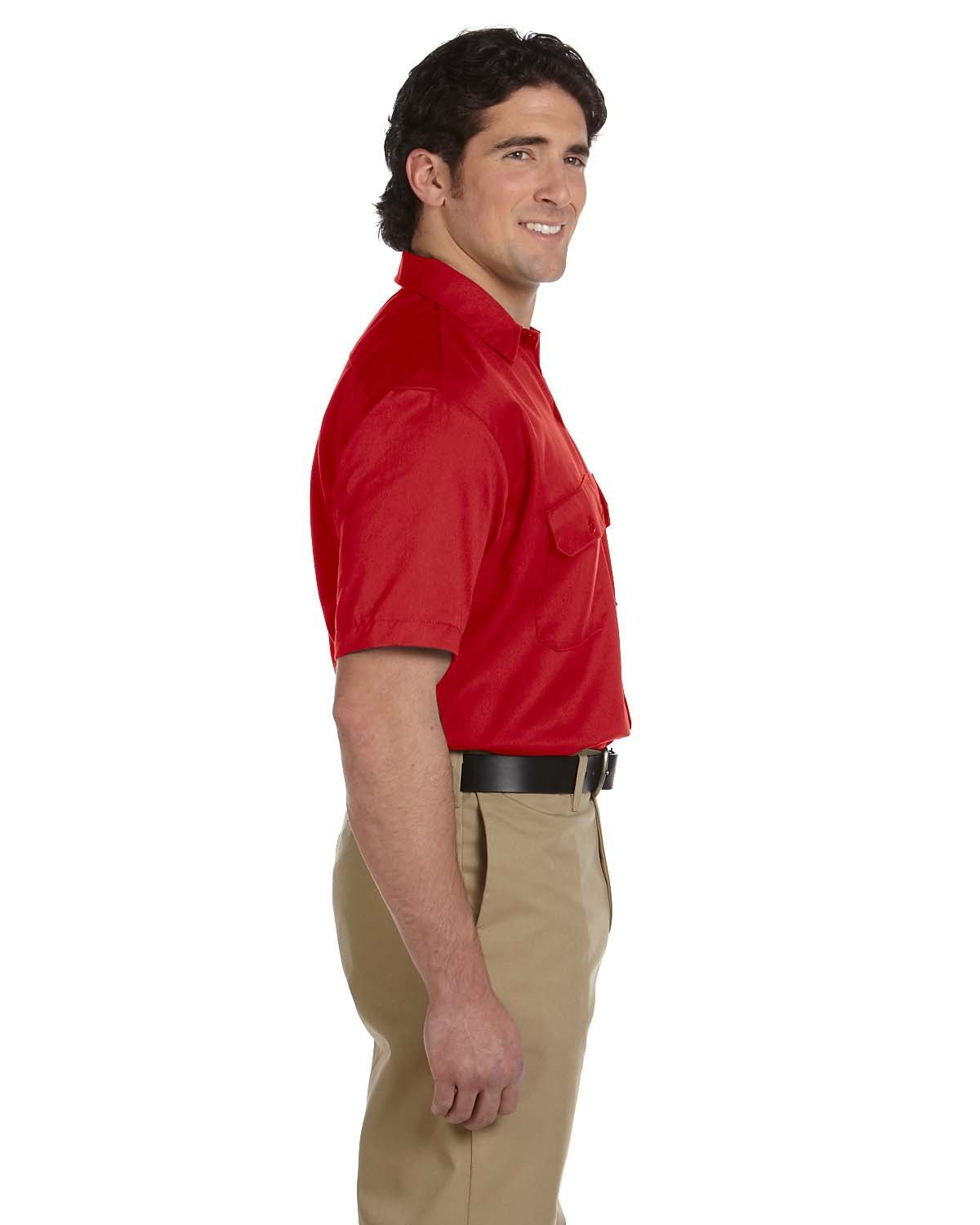 1574-Dickies-RED-Dickies-Woven Shirts-3