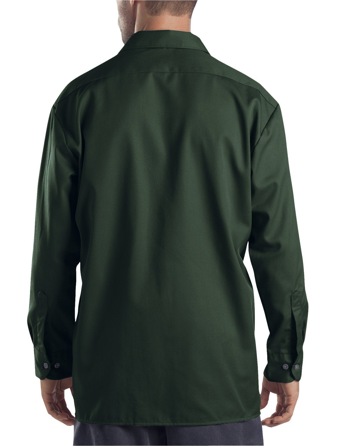 574-Dickies-HUNTER GREEN-Dickies-Woven Shirts-2