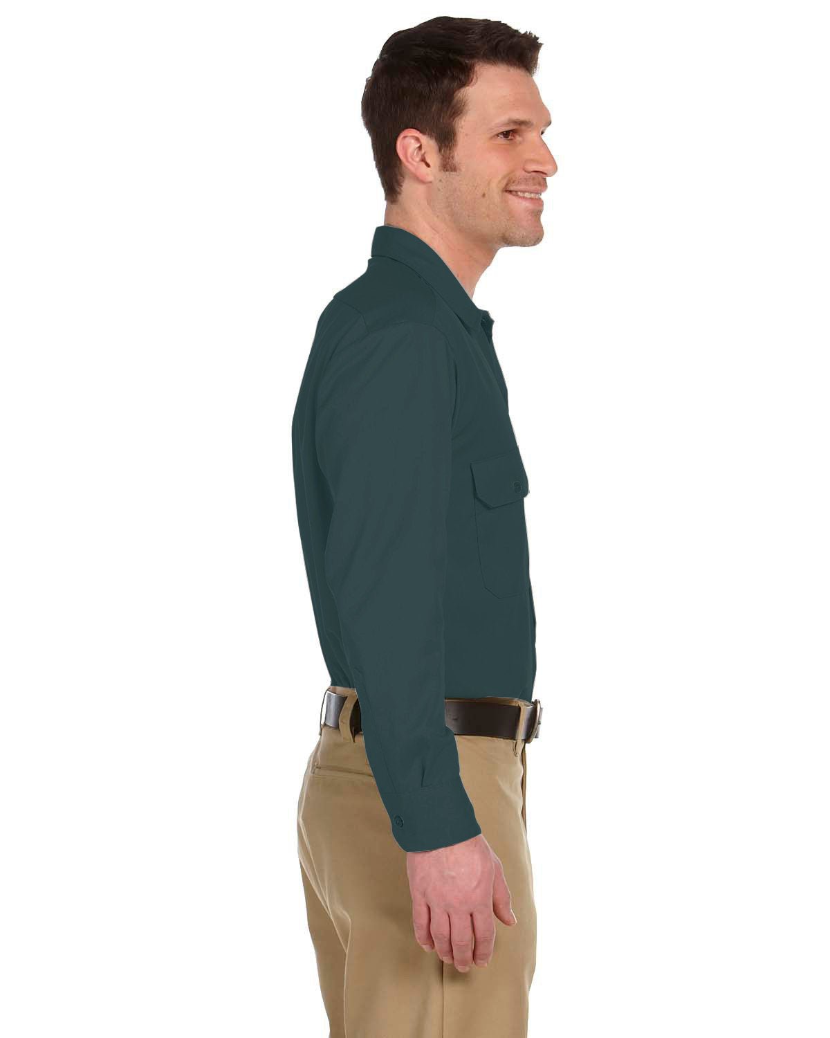 574-Dickies-LINCOLN GREEN-Dickies-Woven Shirts-3