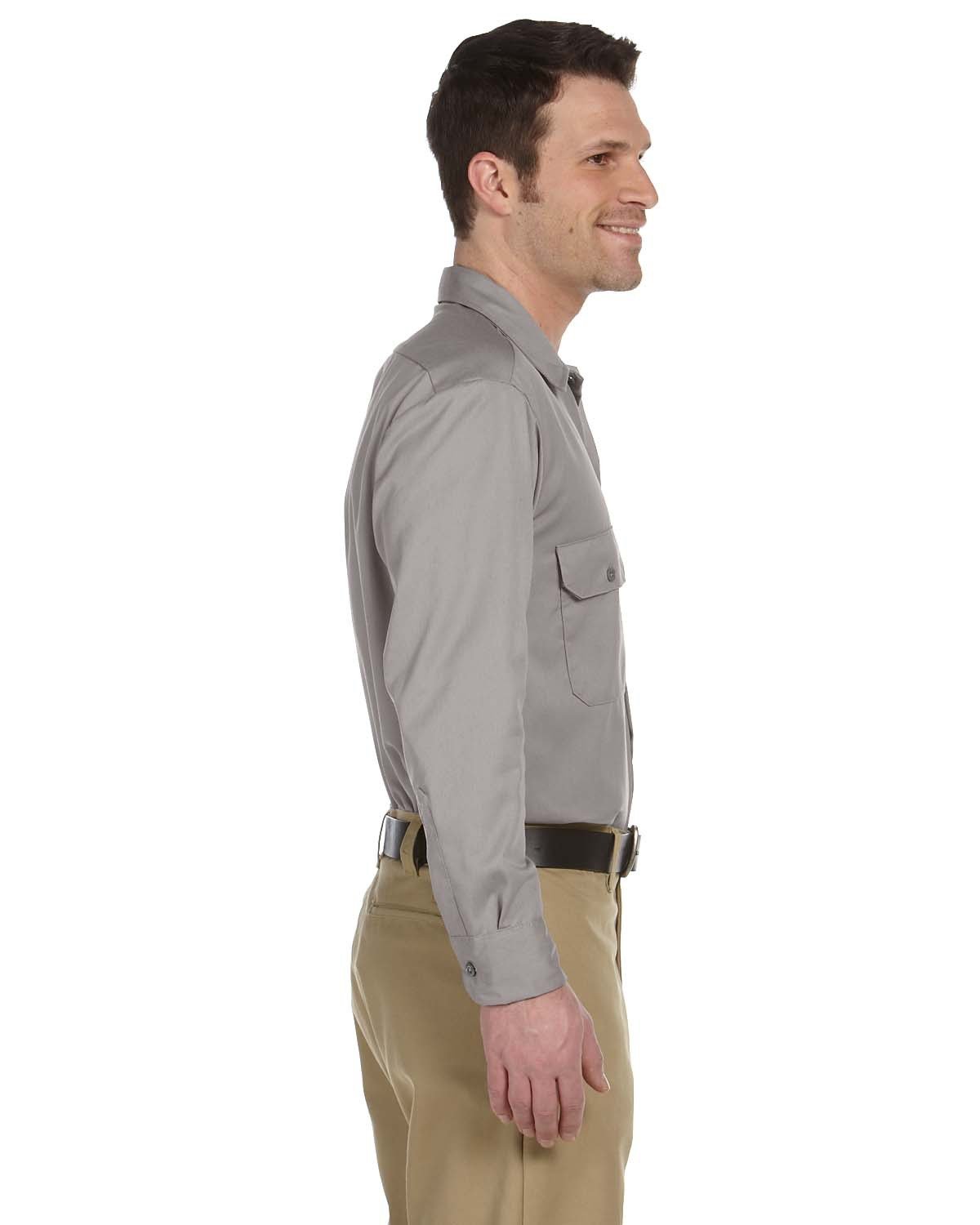 574-Dickies-SILVER GRAY-Dickies-Woven Shirts-3