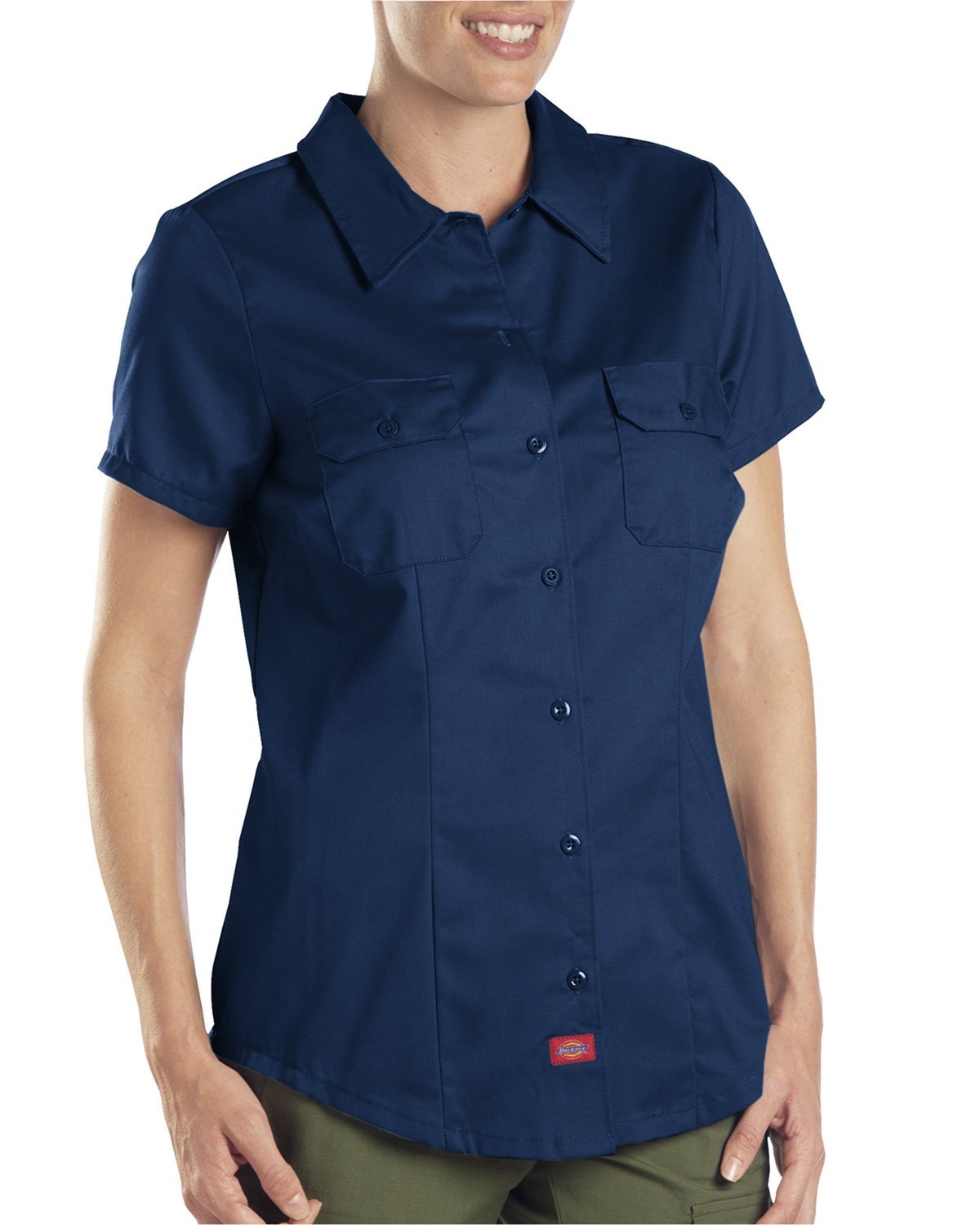 FS574-Dickies-DARK NAVY-Dickies-Woven Shirts-1