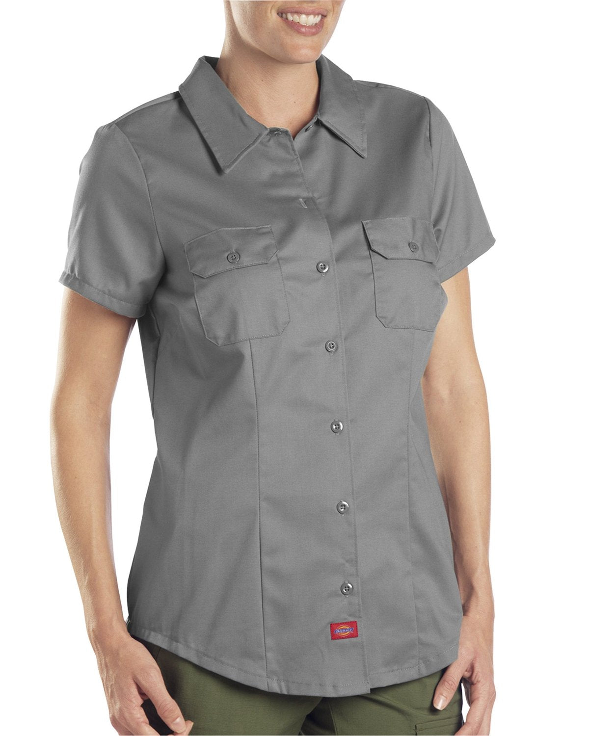 FS574-Dickies-GRAPHITE-Dickies-Woven Shirts-1