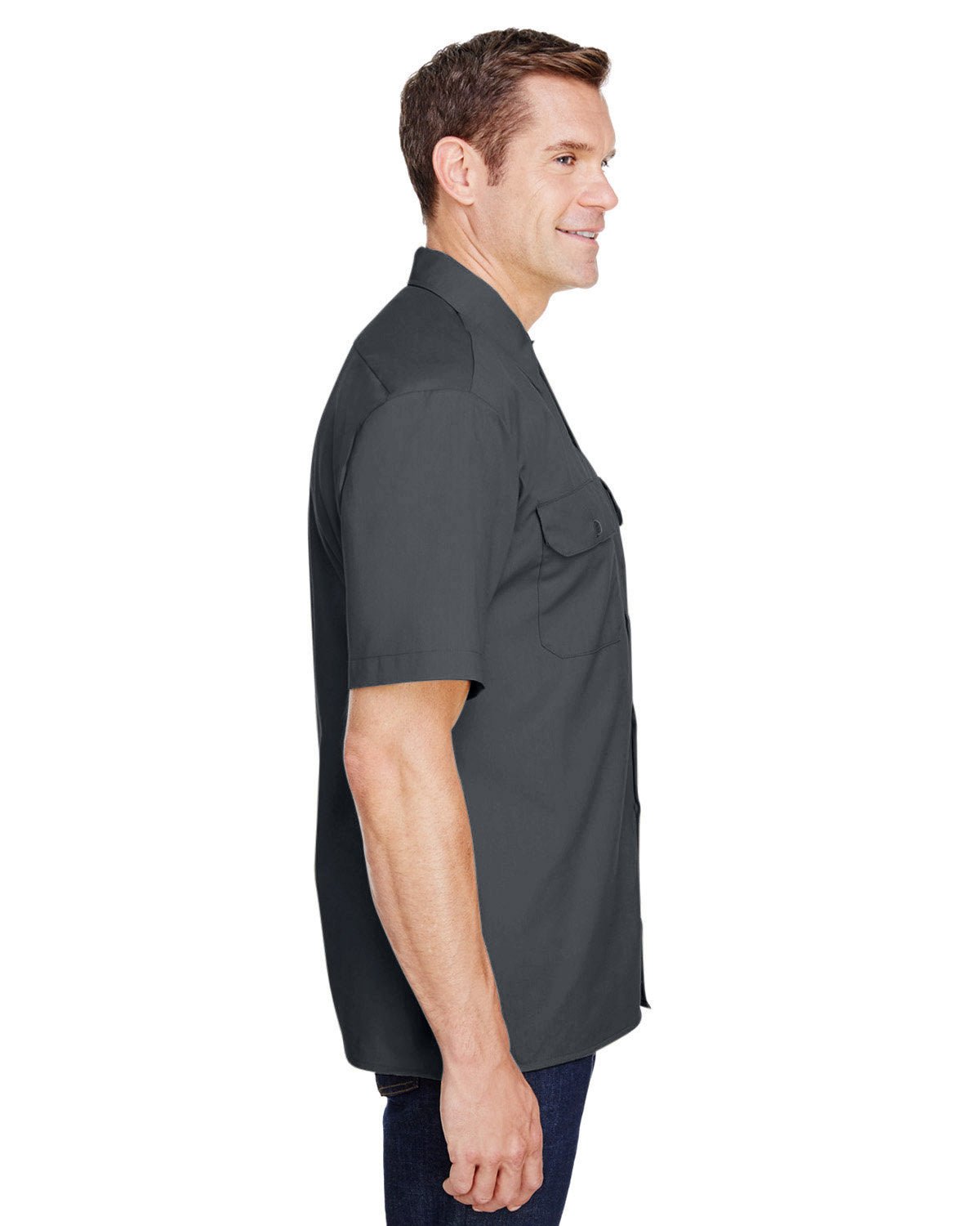 WS675-Dickies-CHARCOAL-Dickies-Woven Shirts-3