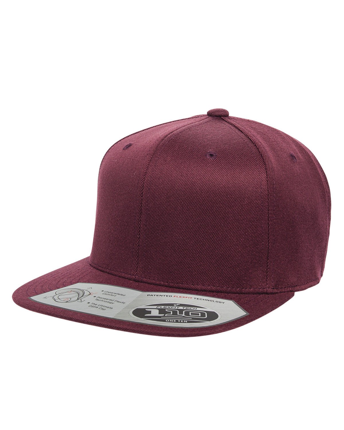 110F-Flexfit-MAROON-Flexfit-Headwear-1