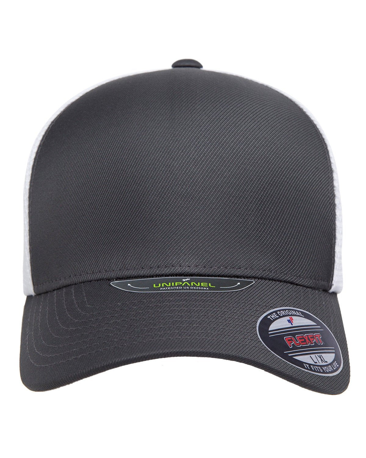 5511UP-Flexfit-CHARCOAL/ WHITE-Flexfit-Headwear-1