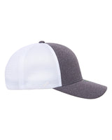 5511UP-Flexfit-MLNG HTHR GR/ WH-Flexfit-Headwear-3