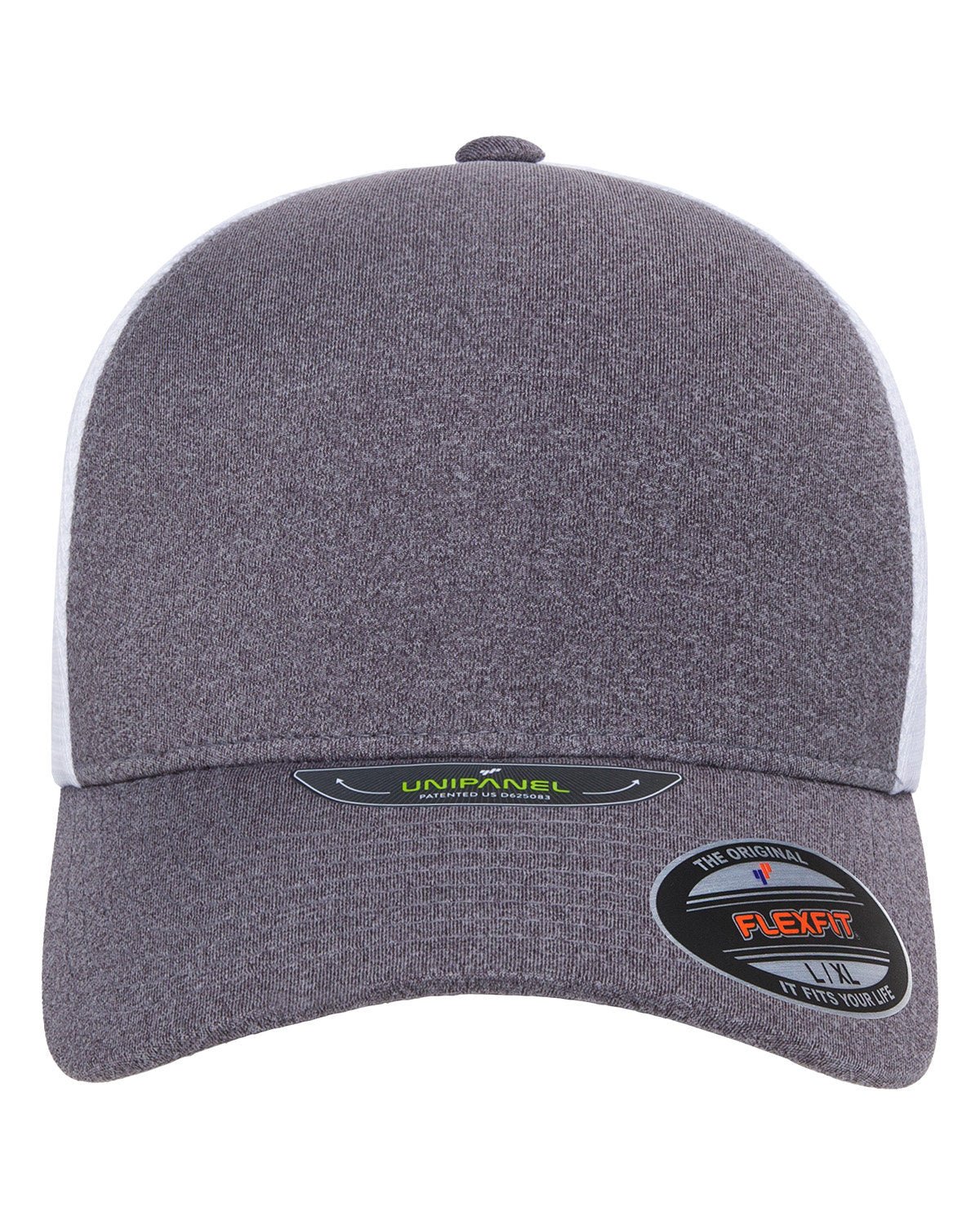 5511UP-Flexfit-MLNG HTHR GR/ WH-Flexfit-Headwear-1