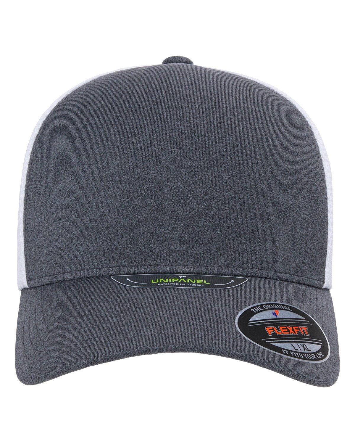 5511UP-Flexfit-MLNGE DK GR/ WHT-Flexfit-Headwear-1