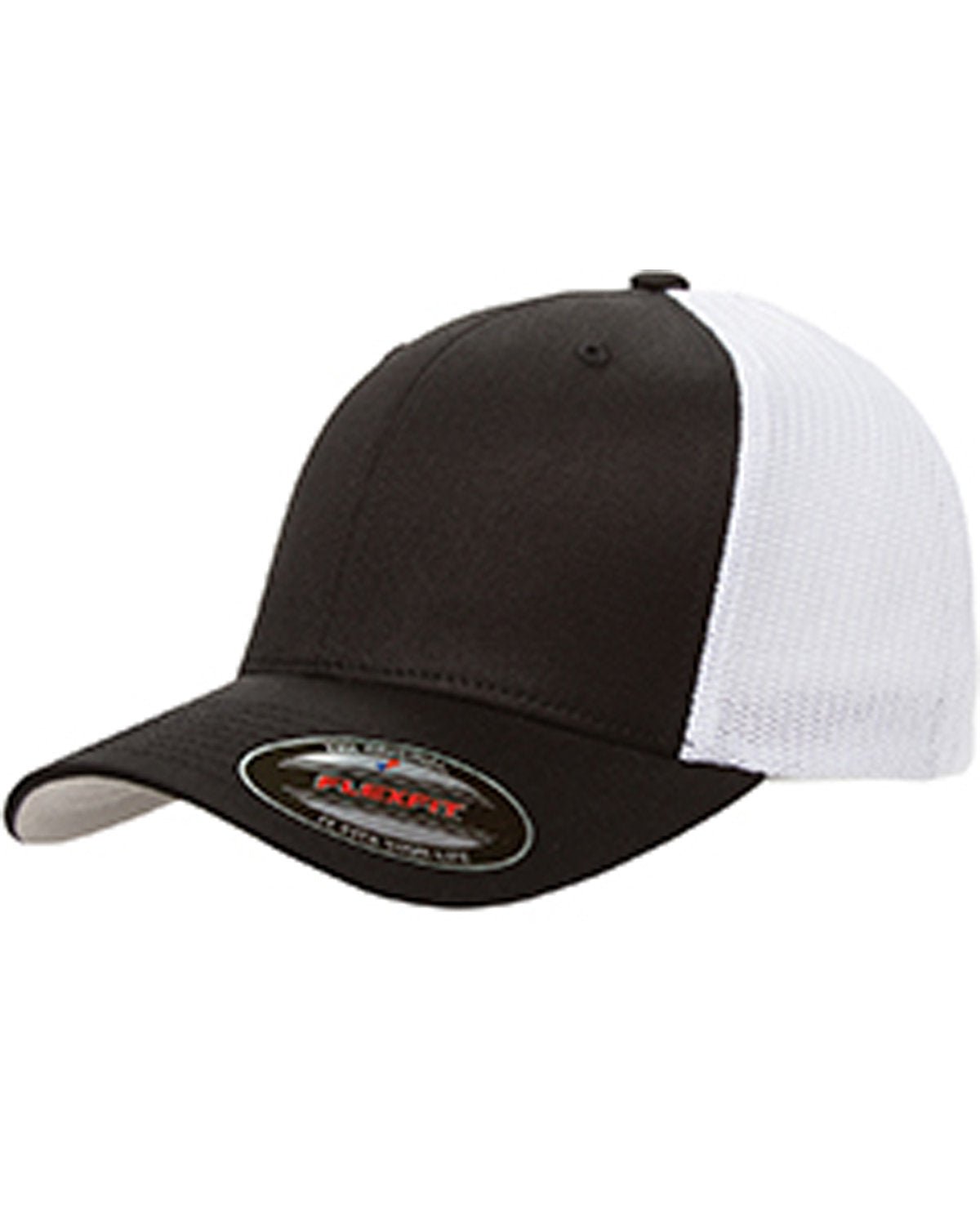 6511-Flexfit-BLACK/ WHITE-Flexfit-Headwear-1