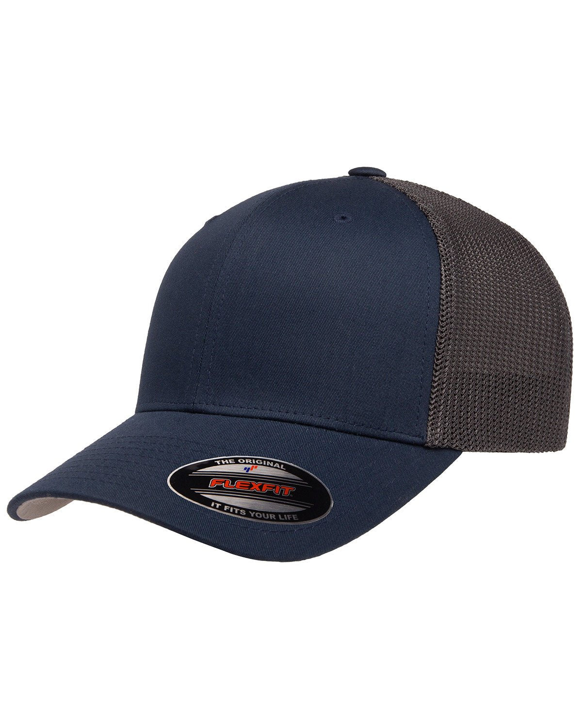 6511-Flexfit-NAVY/ GRAPHITE-Flexfit-Headwear-1