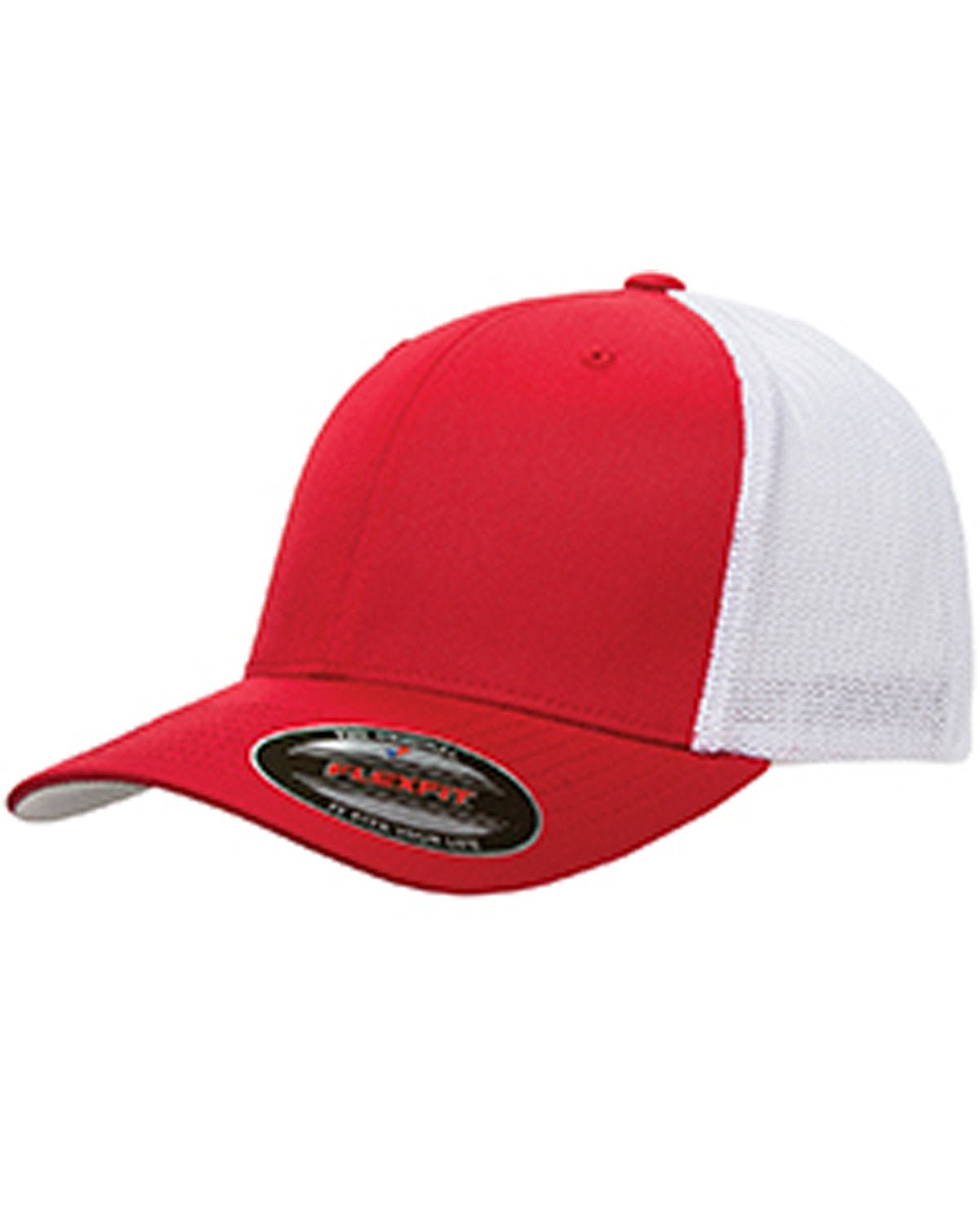 6511-Flexfit-RED/ WHITE-Flexfit-Headwear-1