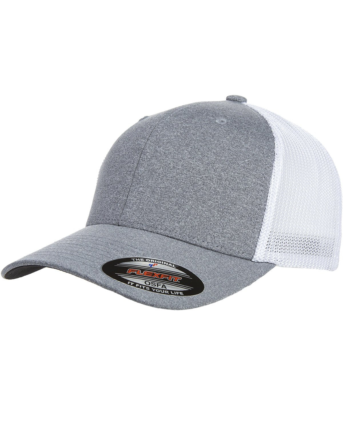 Y6311-Flexfit-HEATHER/ WHITE-Flexfit-Headwear-1