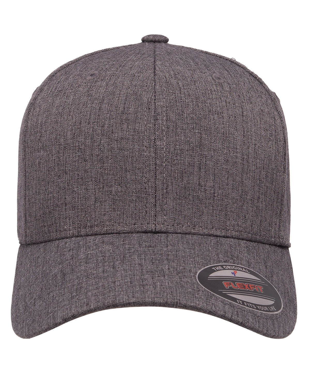 Y6350-Flexfit-MELANGE DARK GRY-Flexfit-Headwear-1