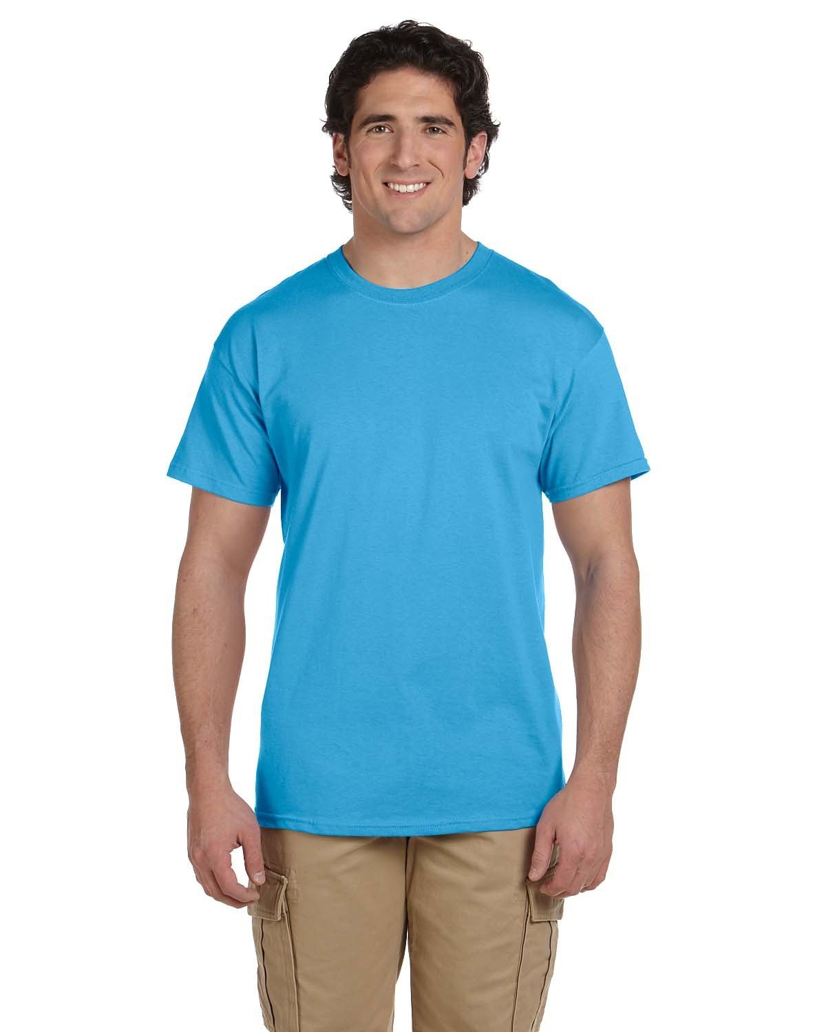 3931-Fruit of the Loom-AQUATIC BLUE-Fruit of the Loom-T-Shirts-1