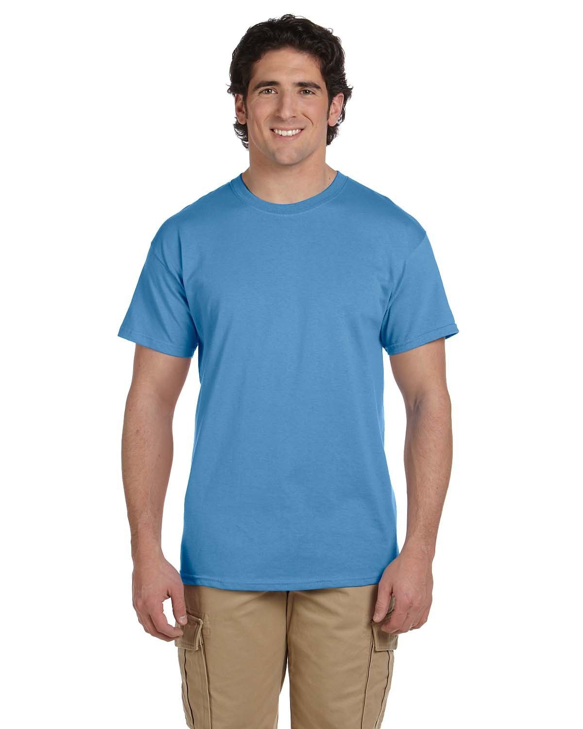 3931-Fruit of the Loom-COLUMBIA BLUE-Fruit of the Loom-T-Shirts-1