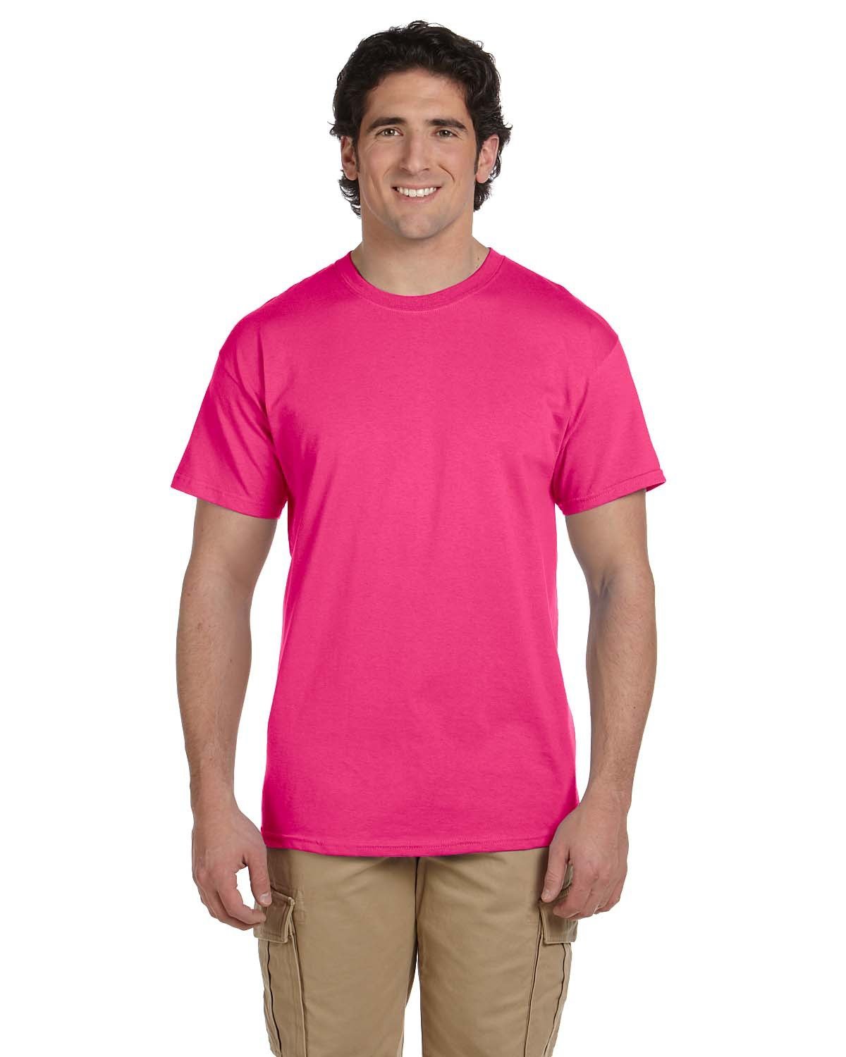 3931-Fruit of the Loom-CYBER PINK-Fruit of the Loom-T-Shirts-1