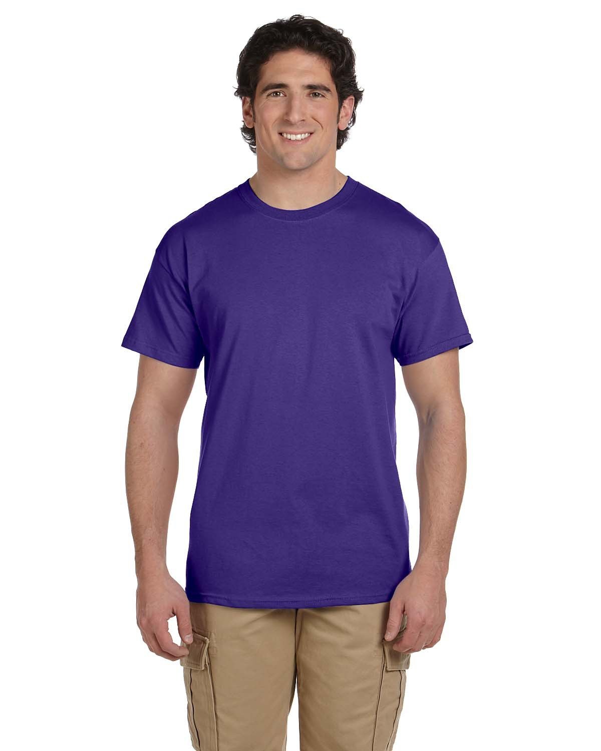 3931-Fruit of the Loom-DEEP PURPLE-Fruit of the Loom-T-Shirts-1