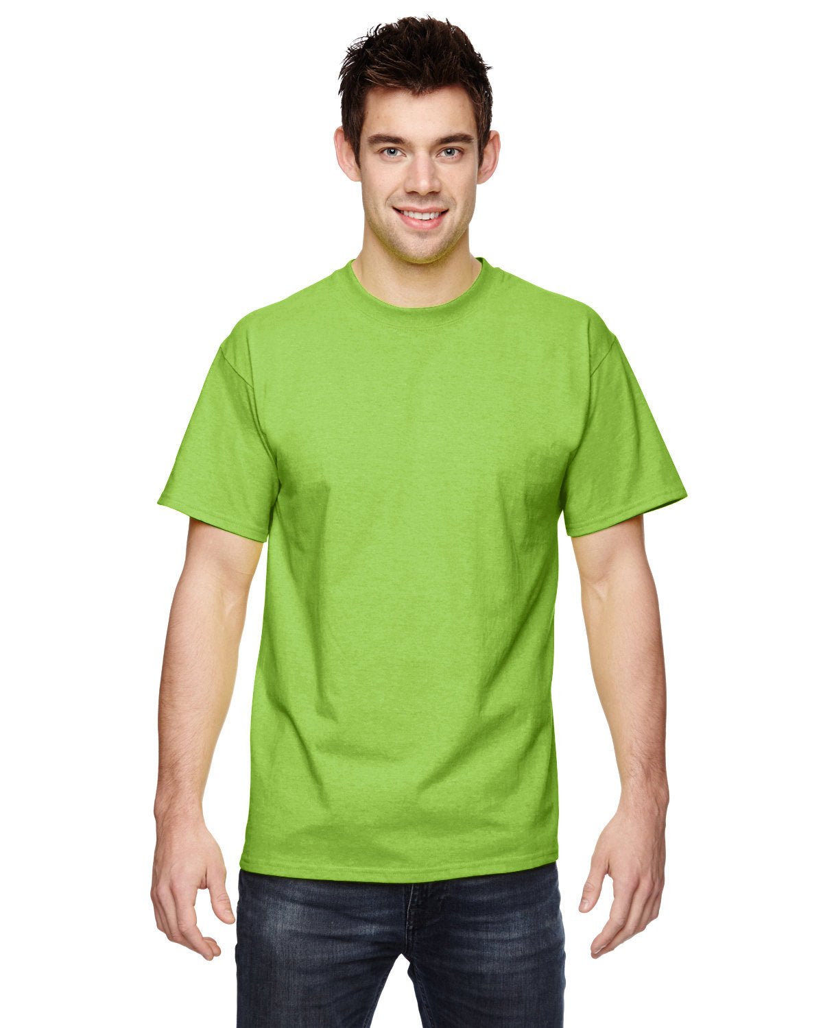 3931-Fruit of the Loom-NEON GREEN-Fruit of the Loom-T-Shirts-1