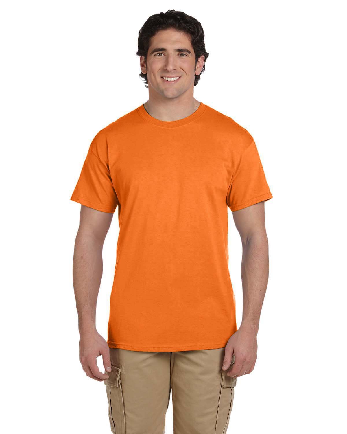 3931-Fruit of the Loom-SAFETY ORANGE-Fruit of the Loom-T-Shirts-1