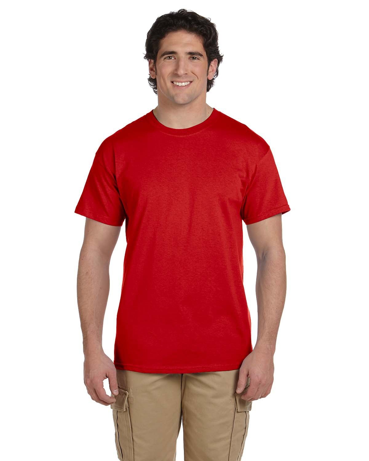 3931-Fruit of the Loom-TRUE RED-Fruit of the Loom-T-Shirts-1