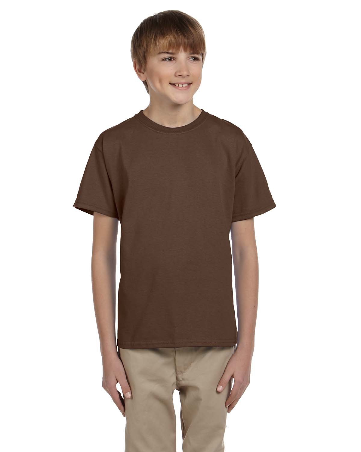 3931B-Fruit of the Loom-CHOCOLATE-Fruit of the Loom-T-Shirts-1